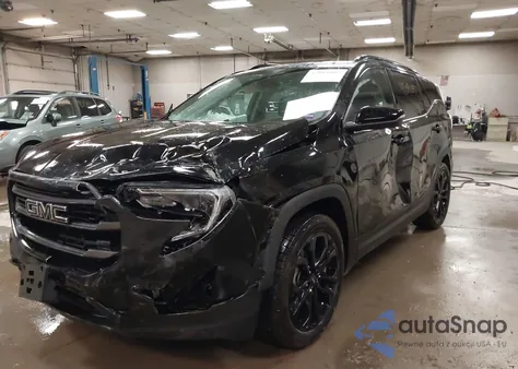 2021 GMC Terrain Awd Sle из США, поврежденный, VIN 3GKALTEV4ML381804